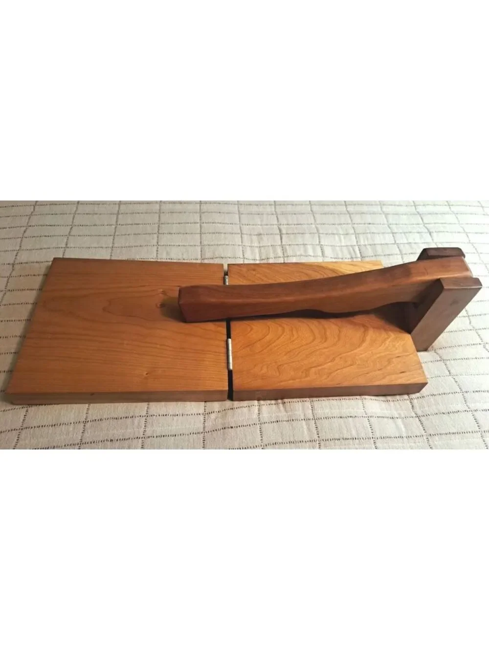 Vintage Large Handcrafted Solid Wood Tortilla Press 11